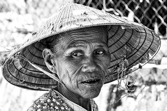 Portrait of old woman
