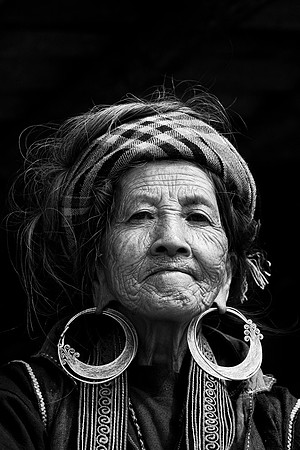 Old lady from H'Mong Ethnic minority