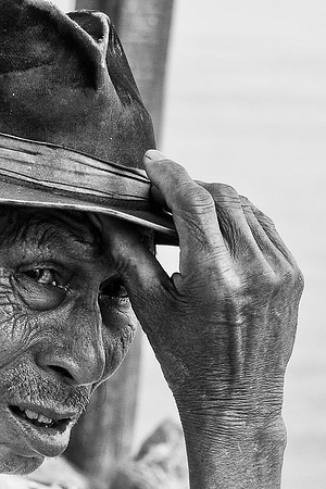 The hand and the hat