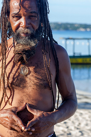 Rastaman at 7 miles beach